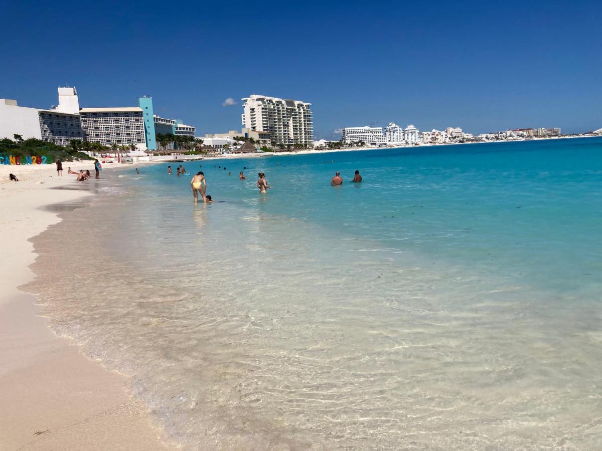 Cancun Oceanfront, Entire Apartment Exteriör bild
